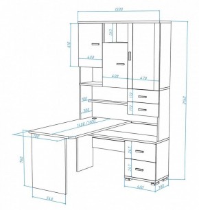 Стол компьютерный Домино СР-620/160 в Стрежевом - strezevoi.mebel24.online | фото 3