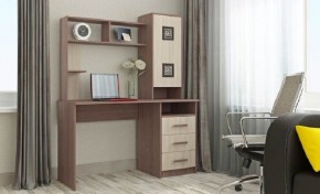 ФАВОРИТ Стол компьютерный (ясень шимо комб.) в Стрежевом - strezevoi.mebel24.online | фото