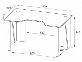 Стол компьютерный КСТ-18 в Стрежевом - strezevoi.mebel24.online | фото