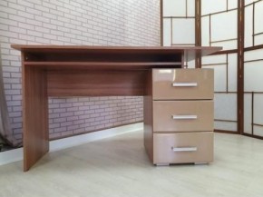 Стол компьютерный Симба Ясень шимо-Кофе с молоком в Стрежевом - strezevoi.mebel24.online | фото 2