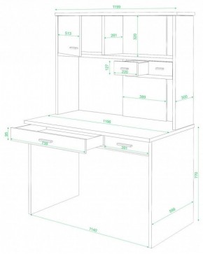 Стол компьютерный СК-60 в Стрежевом - strezevoi.mebel24.online | фото 2