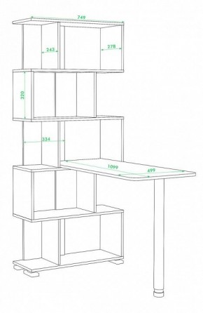 Стол компьютерный СЛ-5СТ в Стрежевом - strezevoi.mebel24.online | фото 2