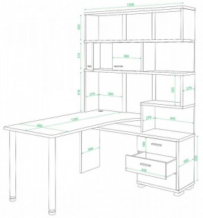 Стол компьютерный СР-420/130 в Стрежевом - strezevoi.mebel24.online | фото 2