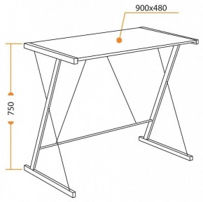 Стол компьютерный WD-09 в Стрежевом - strezevoi.mebel24.online | фото 6