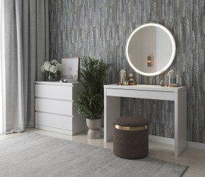 Стол косметический Энкель 100 белый в Стрежевом - strezevoi.mebel24.online | фото 4