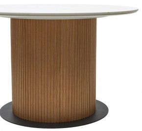 Стол MESA D120 цвет БЕЛЫЙ МРАМОР M326 / Каркас OAK, ®DISAUR в Стрежевом - strezevoi.mebel24.online | фото 6