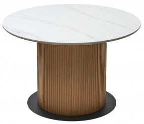 Стол MESA D120 цвет БЕЛЫЙ МРАМОР M326 / Каркас OAK, ®DISAUR в Стрежевом - strezevoi.mebel24.online | фото 7