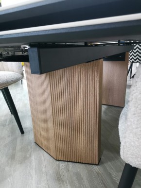 Стол МОЦАРТ 200 AMADEUS POLISHED, керамика / Дуб монтана М-City в Стрежевом - strezevoi.mebel24.online | фото 3