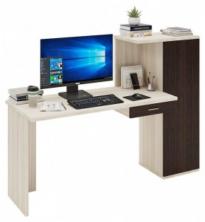Стол письменный Домино Lite СКЛ-ПРЯМ130+ШК в Стрежевом - strezevoi.mebel24.online | фото 2