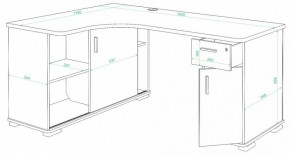 Стол письменный Домино СР-160М в Стрежевом - strezevoi.mebel24.online | фото 2