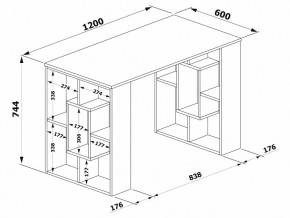 Стол письменный СПм-15 в Стрежевом - strezevoi.mebel24.online | фото 3