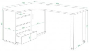 Стол письменный СР-145СМ в Стрежевом - strezevoi.mebel24.online | фото 2