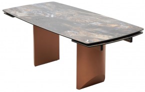 Стол ПУАНТО 200 TITANIUM LAWA NERO, керамика / МЕДЬ каркас М-City в Стрежевом - strezevoi.mebel24.online | фото 8