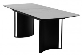 Стол RASMUS 160 TL-45 Белый мрамор, испанская керамика / черный каркас, ®DISAUR в Стрежевом - strezevoi.mebel24.online | фото 4