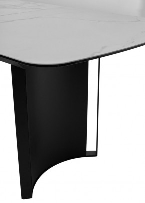 Стол RASMUS 160 TL-45 Белый мрамор, испанская керамика / черный каркас, ®DISAUR в Стрежевом - strezevoi.mebel24.online | фото 7