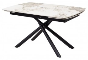 Стол RIVOLI 140 GLOSS LUXURY PANDORA SOLID CERAMIC / BLACK, ®DISAUR в Стрежевом - strezevoi.mebel24.online | фото 1