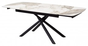 Стол RIVOLI 140 GLOSS LUXURY PANDORA SOLID CERAMIC / BLACK, ®DISAUR в Стрежевом - strezevoi.mebel24.online | фото 7