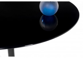 Стол стеклянный Tulip 90x74 black glass в Стрежевом - strezevoi.mebel24.online | фото 2