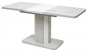 Стол STORK 120 Белый бетон/ Белый М-City в Стрежевом - strezevoi.mebel24.online | фото 1