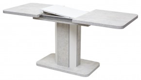 Стол STORK 120 Белый бетон/ Белый М-City в Стрежевом - strezevoi.mebel24.online | фото 4