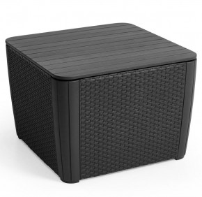 Стол-сундук Лузон Плюс (Luzon Plus Flat Wicker), графит в Стрежевом - strezevoi.mebel24.online | фото 3