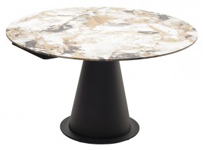 Стол TERAMO 135 GLOSS GRAND JADE SOLID CERAMIC, керамика, поворотн.механизм / Черный каркас, ®DISAUR в Стрежевом - strezevoi.mebel24.online | фото 15
