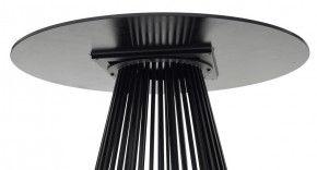 Стол TERNI 120 MATT BLACK MARBLE SOLID CERAMIC Черный мрамор матовый, керамика /Черн.каркас, ®DISAUR в Стрежевом - strezevoi.mebel24.online | фото 6