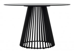 Стол TERNI 120 MATT BLACK MARBLE SOLID CERAMIC Черный мрамор матовый, керамика /Черн.каркас, ®DISAUR в Стрежевом - strezevoi.mebel24.online | фото 7