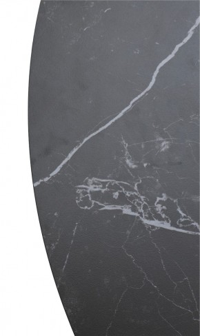 Стол TERNI 120 MATT BLACK MARBLE SOLID CERAMIC Черный мрамор матовый, керамика /Черн.каркас, ®DISAUR в Стрежевом - strezevoi.mebel24.online | фото 9