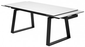 Стол VASTO 180 MARBLES KL-99 Белый мрамор матовый, итальянская керамика/ черный каркас, ®DISAUR в Стрежевом - strezevoi.mebel24.online | фото 6