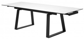 Стол VASTO 180 MARBLES KL-99 Белый мрамор матовый, итальянская керамика/ черный каркас, ®DISAUR в Стрежевом - strezevoi.mebel24.online | фото 9