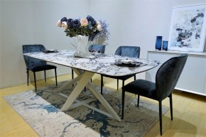 Стол VICENZA 220 BULGARI WHITE, керамика / белый, ®DISAUR в Стрежевом - strezevoi.mebel24.online | фото 12