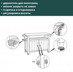 Столик для барбекю 207 Л (Unity XL 207L) в Стрежевом - strezevoi.mebel24.online | фото 9