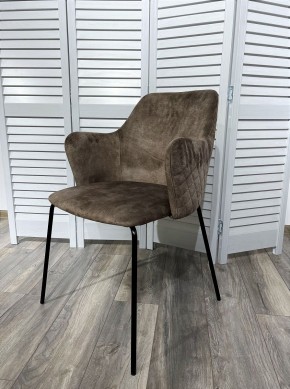 Стул AMARETTO VBP208 античный серо-бежевый/ черный каркас, М-City в Стрежевом - strezevoi.mebel24.online | фото 1
