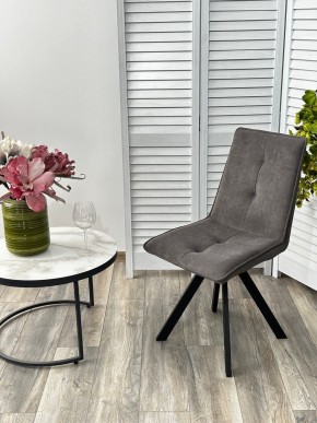 Стул BRONX, 360 град. поворот. B28 Темно-серый, велюр / черный каркас, М-City в Стрежевом - strezevoi.mebel24.online | фото 4