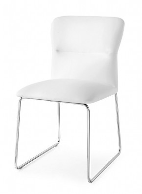 Стул FRIDA CB/1806-SK  MT.P77 CHROMED/  SKUBA S92 OPTIC WHITE в Стрежевом - strezevoi.mebel24.online | фото 1