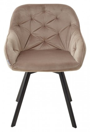 Стул GALE 360 град. поворот. BLUVEL-40 BEIGE, велюр/ черный каркас, М-City в Стрежевом - strezevoi.mebel24.online | фото 6