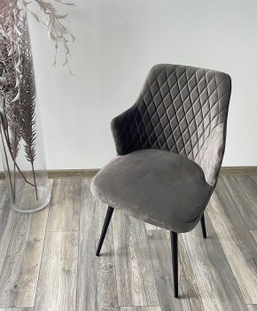 Стул HERMAN 360 град. ГРАФИТ #14, велюр / черный каркас М-City в Стрежевом - strezevoi.mebel24.online | фото 3