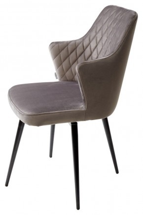 Стул HERMAN 360 град. ГРАФИТ #14, велюр / черный каркас М-City в Стрежевом - strezevoi.mebel24.online | фото 4
