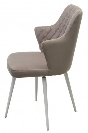 Стул HERMAN 360 град. ЛАТТЕ #25, велюр / белый каркас М-City в Стрежевом - strezevoi.mebel24.online | фото 6