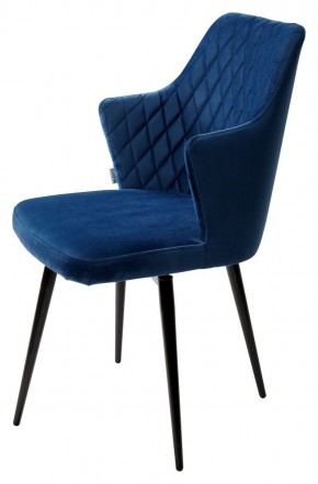 Стул HERMAN 360 град. СИНИЙ #29, велюр / черный каркас М-City в Стрежевом - strezevoi.mebel24.online | фото 4
