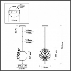 Светильник на штанге Odeon Light Jungle 4865/1 в Стрежевом - strezevoi.mebel24.online | фото 3