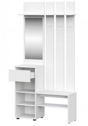 Токио Вешалка с зеркалом в Стрежевом - strezevoi.mebel24.online | фото 2
