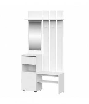 Токио Вешалка с зеркалом в Стрежевом - strezevoi.mebel24.online | фото 5