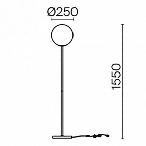 Торшер Maytoni Ring MOD013FL-01BS в Стрежевом - strezevoi.mebel24.online | фото 4