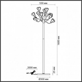 Торшер Odeon Light Gardi 5090/12F в Стрежевом - strezevoi.mebel24.online | фото 5