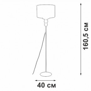 Торшер Vitaluce V2891 V2891-1/1P в Стрежевом - strezevoi.mebel24.online | фото 3
