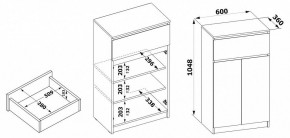 Тумба для обуви ТП-12 в Стрежевом - strezevoi.mebel24.online | фото 4