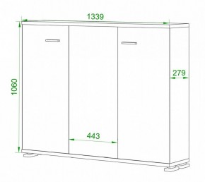 Тумба Домино нельсон ПУ-60-4 в Стрежевом - strezevoi.mebel24.online | фото 2