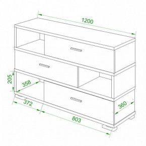 Тумба комбинированная Домино нельсон СБ-40/3 в Стрежевом - strezevoi.mebel24.online | фото 2